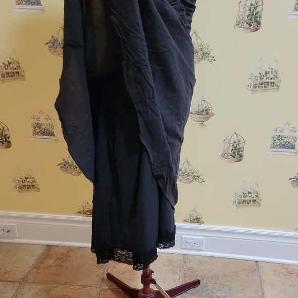 Black Ruched Halter Sundress - Picture 8 of 8